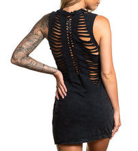 Load image into Gallery viewer, Eyelit Tie Up Tank Dress
