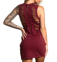 Load image into Gallery viewer, Eyelit Tie Up Tank Dress
